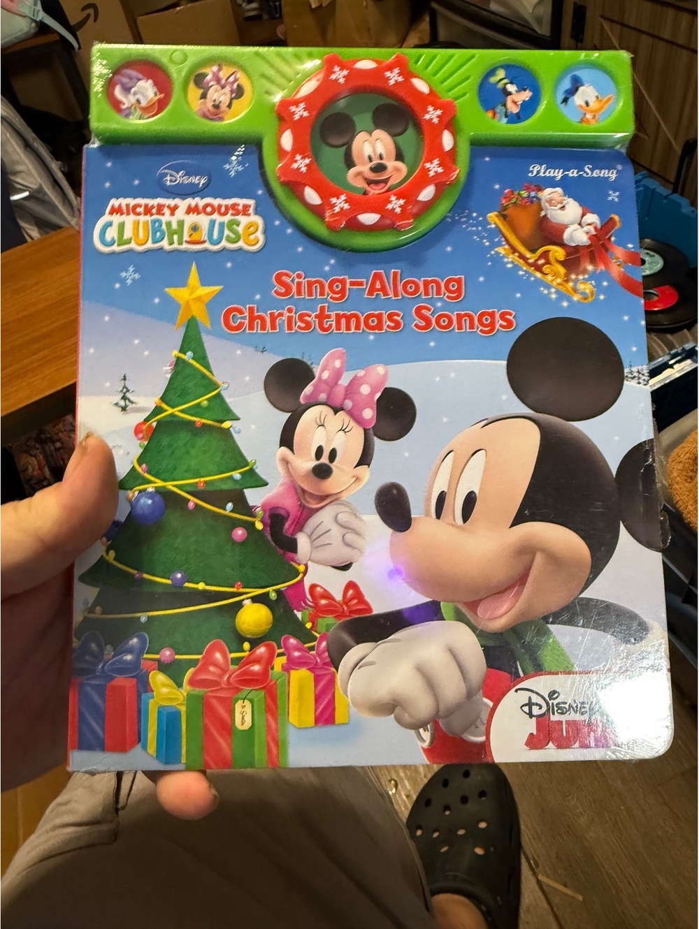 Disney Mickey Mouse Clubhouse Sing-Along Christmas Songs Play-a-Song Book